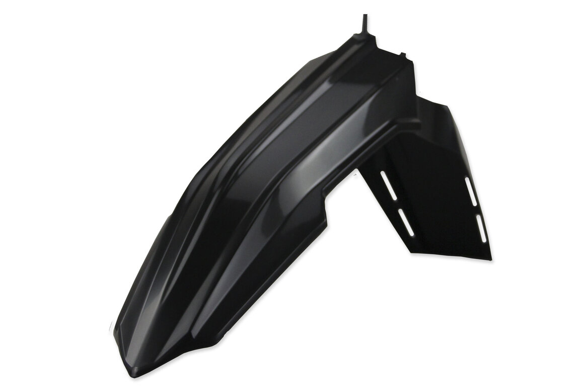 Polisport Black Restyled Front Fender for Suzuki: RM125 (2001-2008), RM250 (2001-2008)