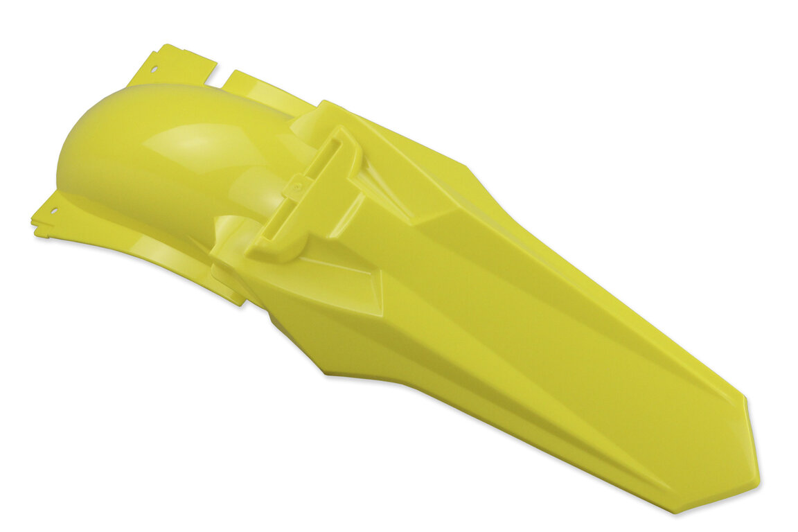 Polisport Yellow Restyled Rear Fender for Suzuki: RM125 (2001-2008), RM250 (2001-2008)