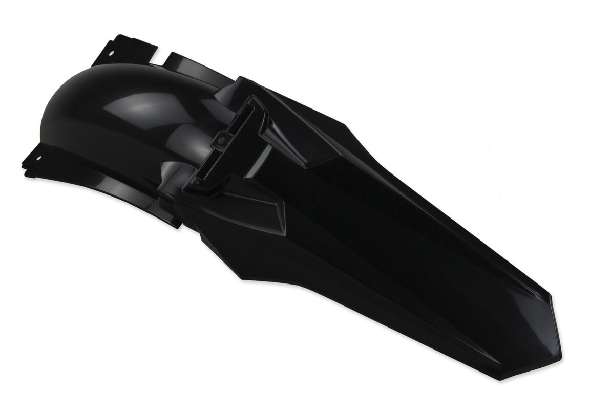Polisport Black Restyled Rear Fender for Suzuki: RM125 (2001-2008), RM250 (2001-2008)