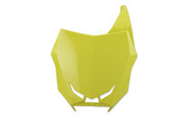 Polisport Yellow with bracket Restyled Front Number Plate for Suzuki: RM125 (2001-2008), RM250 (2001-2008)