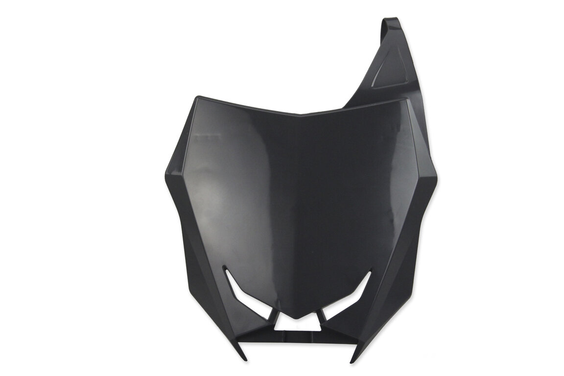 Polisport Nardo Grey Restyled Front Number Plate for Suzuki: RM125 (2001-2008), RM250 (2001-2008)