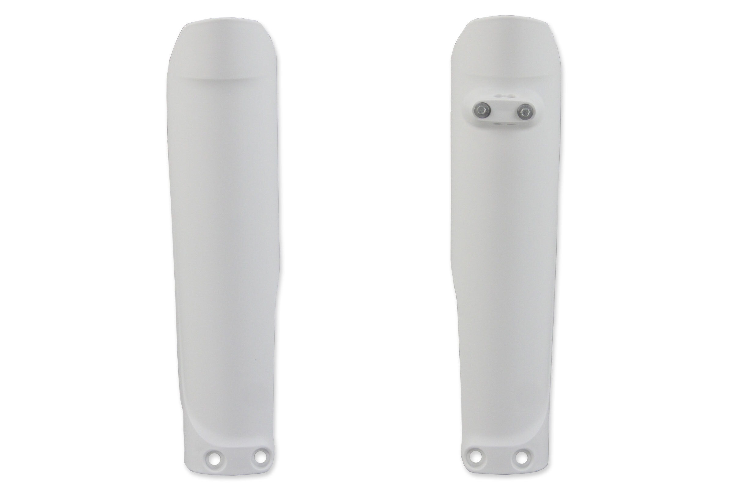 Polisport White Lower Fork Guards 1623 FC, FE, FX, TC, TE, TX