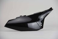 Right Side UFO Black Side Number Plates replacement plastics for 18-27 Yamaha YZ65 dirt bikes.