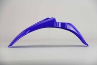 UFO Blue Front Fender replacement plastics for 18-27 Yamaha YZ65 dirt bikes 360 view