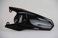 UFO Black Rear Fender replacement plastics for 18-26 Yamaha YZ65 dirt bikes 360 view