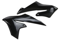 UFO Black Radiator Shroud Set for Yamaha: YZ65 (2018-2026)