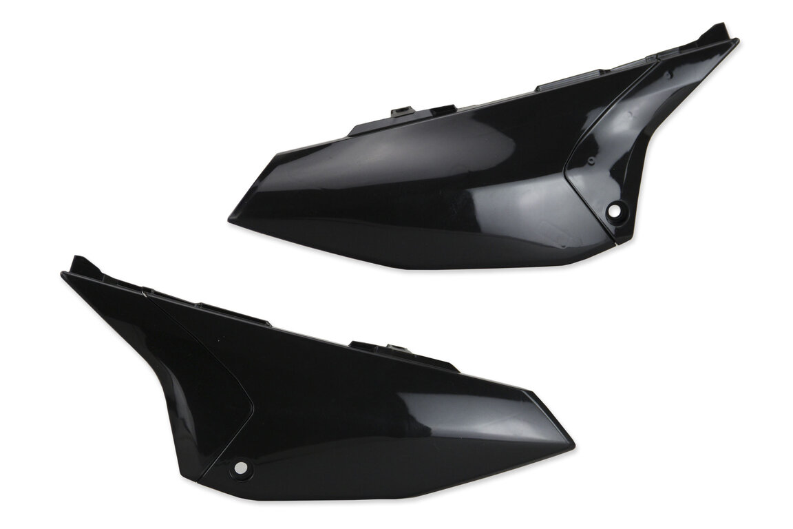 UFO Black Side Number Plates for Yamaha: YZ65 (2018-2027)