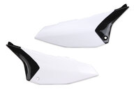 UFO White Side Number Plates for Yamaha: YZ65 (2018-2027)