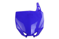 UFO Blue Front Number Plate for Yamaha: YZ65 (2018-2027), YZ85 (2015-2027), YZ85 LW (2022-2027)