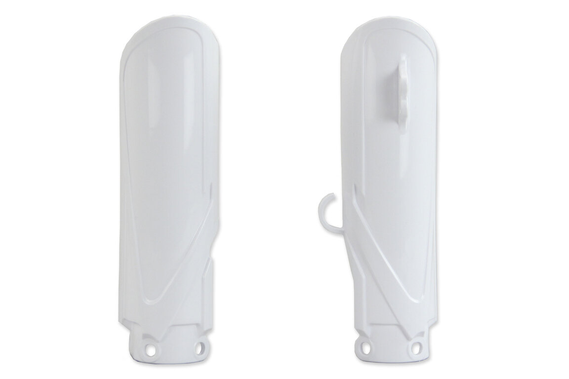 Acerbis White Lower Fork Guards for Yamaha: YZ65 (2018-2027)