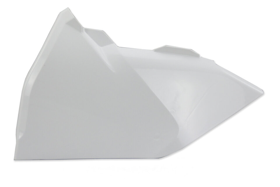 White Airbox Covers EXC250F, EXC300, EXC300 TPI, EXC350F, EXC450F, EXC500F, SX125, SX150, SX250, SXF250, SXF250FE, SXF350, SXF450, SXF450FE, XC250, XC300, XCF250, XCF350, XCF450, XCW150, XCW250, XCW300, XCW300 TPI