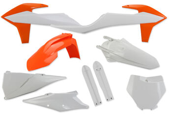 Complete Plastic Kit With Lower Forks for KTM: SX125 (2 Stroke) (2019-22) / SX150 (2 Stroke) (2019-22) / SX250 (2 Stroke) (2019-22) / SXF250 (2019-22) / SXF350 (2019-22) / SXF450 (2019-22) / SXF450 (Factory Edition) (2018-21) / XC125 (2021-22) / XC250 (2 Stroke) (2019) / XC250 TPI (2 Stroke) (2020-22) / XC300 (2 Stroke) (2019) / XC300 TPI (2 Stroke) (2020-22) / XCF250 (2019-22) / XCF350 (2019-22) / XCF450 (2019-22) | DeCal Works