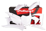 Polisport White Plastic Kit for Honda: CRF110F (2013-2018)