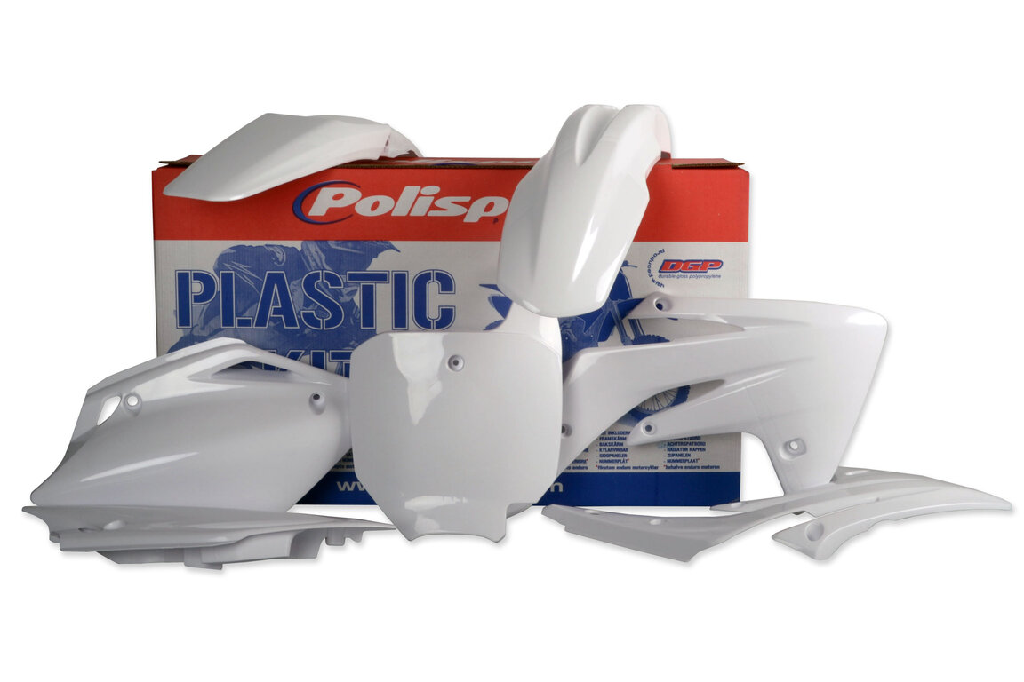 Polisport White Plastic Kit for Honda: CRF150R (2007-2026), CRF150R Expert (2007-2026)