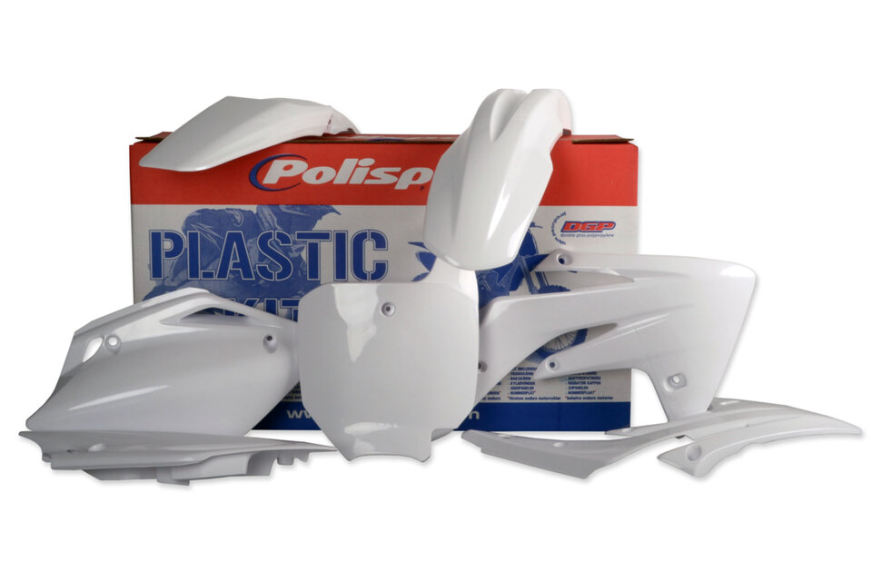 White Polisport Plastic Kit CRF150R, CRF150R Expert