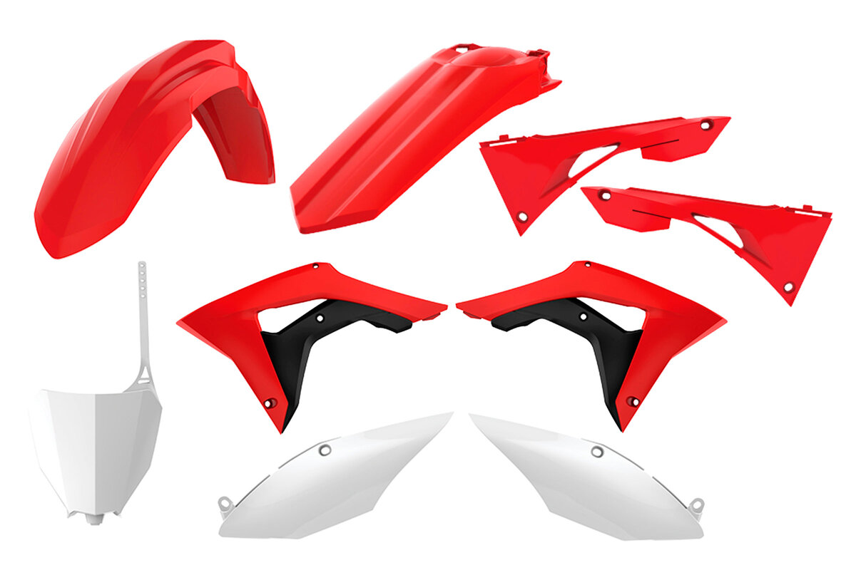 UFO OEM Color Plastic Kit fits Honda: CRF250R (2018-2021), CRF450R