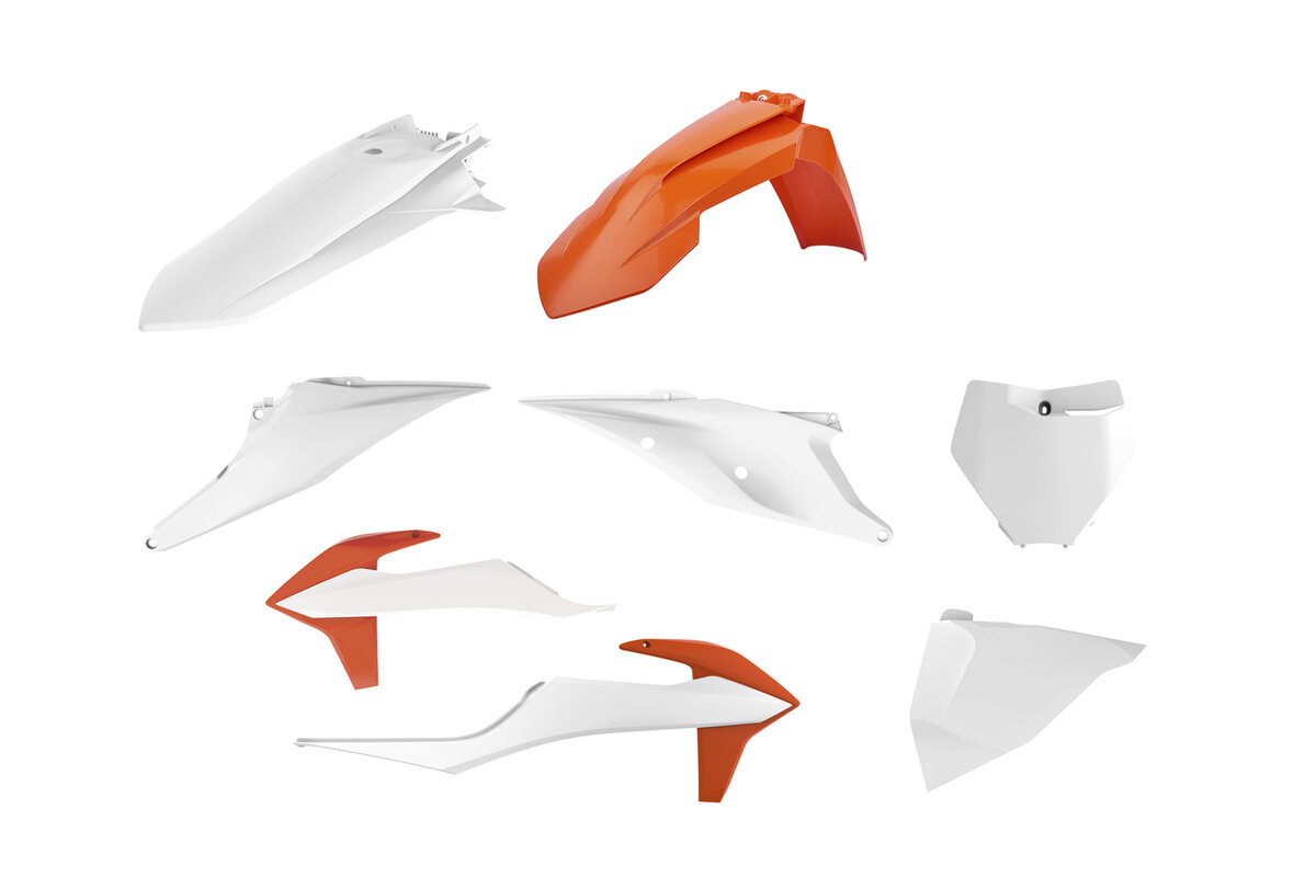 Polisport White 19 Plastic Kit KTM 18-22 SX, SXF