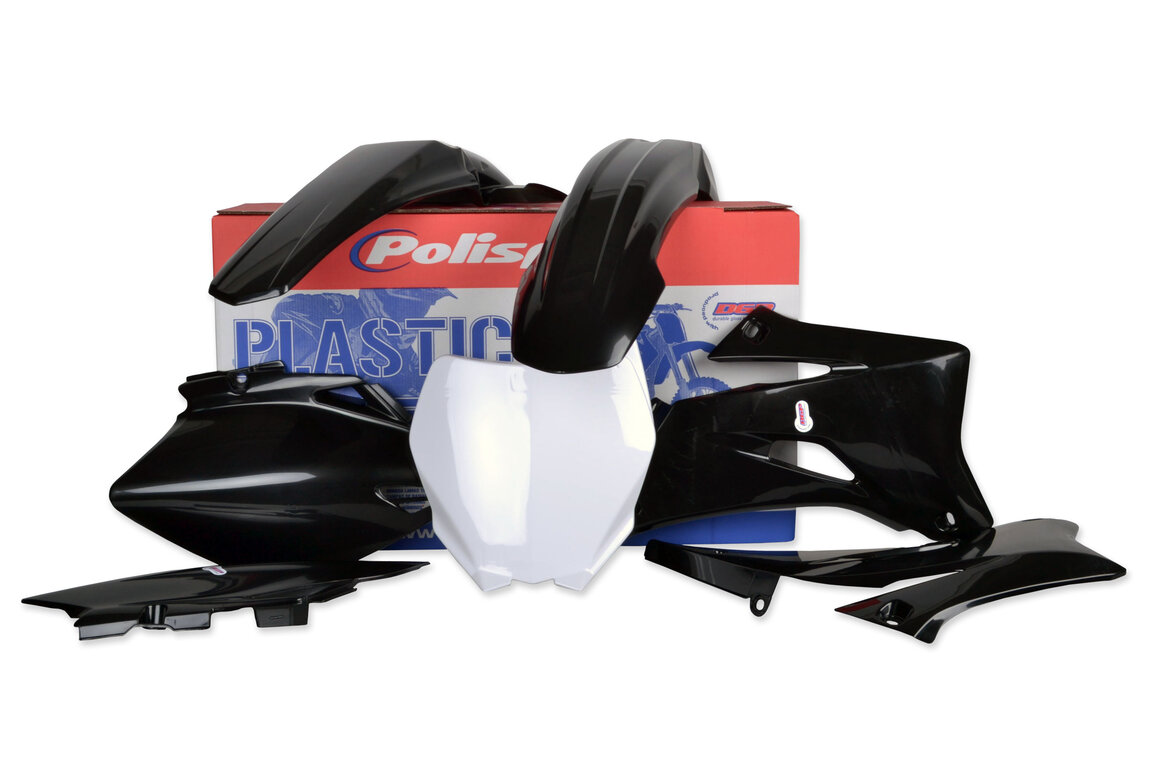 Polisport Black Plastic Kit for Yamaha: YZ250F (2006-2009), YZ450F (2006-2009)