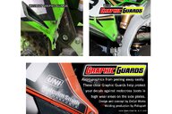 Polisport Clear Graphic Guards for Honda: CRF250R (2018-2021), CRF250RX (2019-2021), CRF450L (2019-2020), CRF450R (2017-2020), CRF450RL (2021-2027), CRF450R-S (2022)