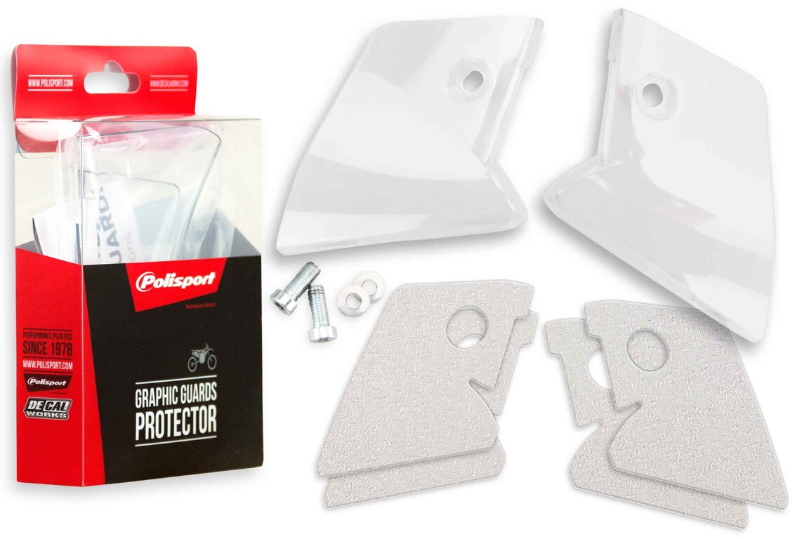 Graphic Guards with Gripper DeCals Kit for 17-27 Honda CRF250, CRF450