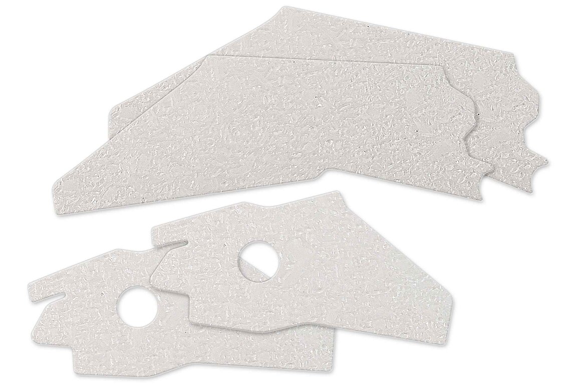 DeCal Works Clear Gripper Gripper DeCals for Graphic Guards for Yamaha: WR250F (2020-2024), WR450F (2019-2023), YZ250F (2019-2023), YZ250FX (2020-2024), YZ450F (2018-2022), YZ450FX (2019-2023)