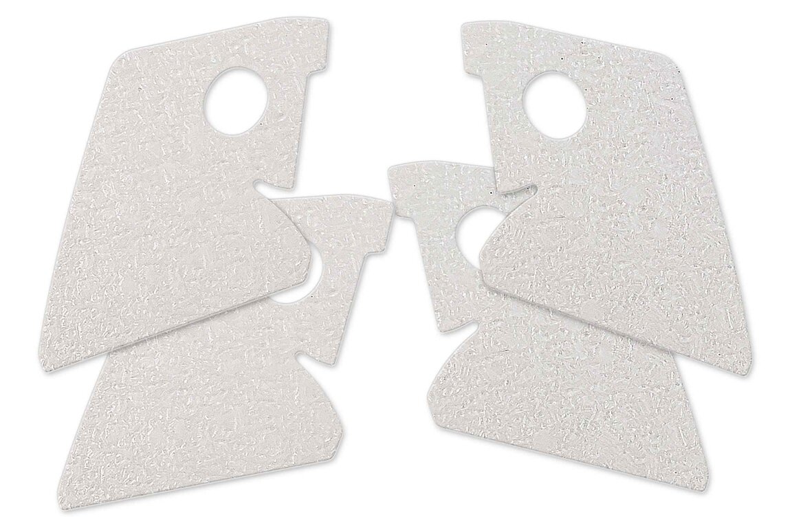 DeCal Works Clear Gripper Gripper DeCals for Graphic Guards for Honda: CRF250R (2018-2021), CRF450L (2019-2020), CRF450R (2017-2020), CRF450RL (2021-2027), CRF450R-S (2022)