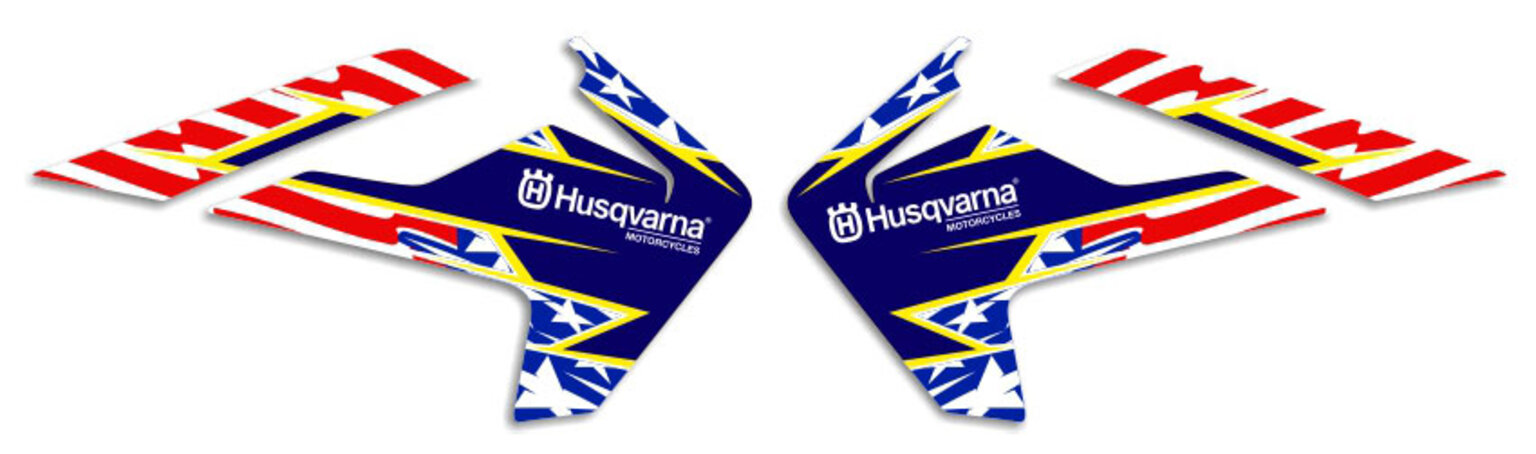 MX Graphics Dirt Bike Decals Husqvarna Digital Camo Ready Made Rad Kit