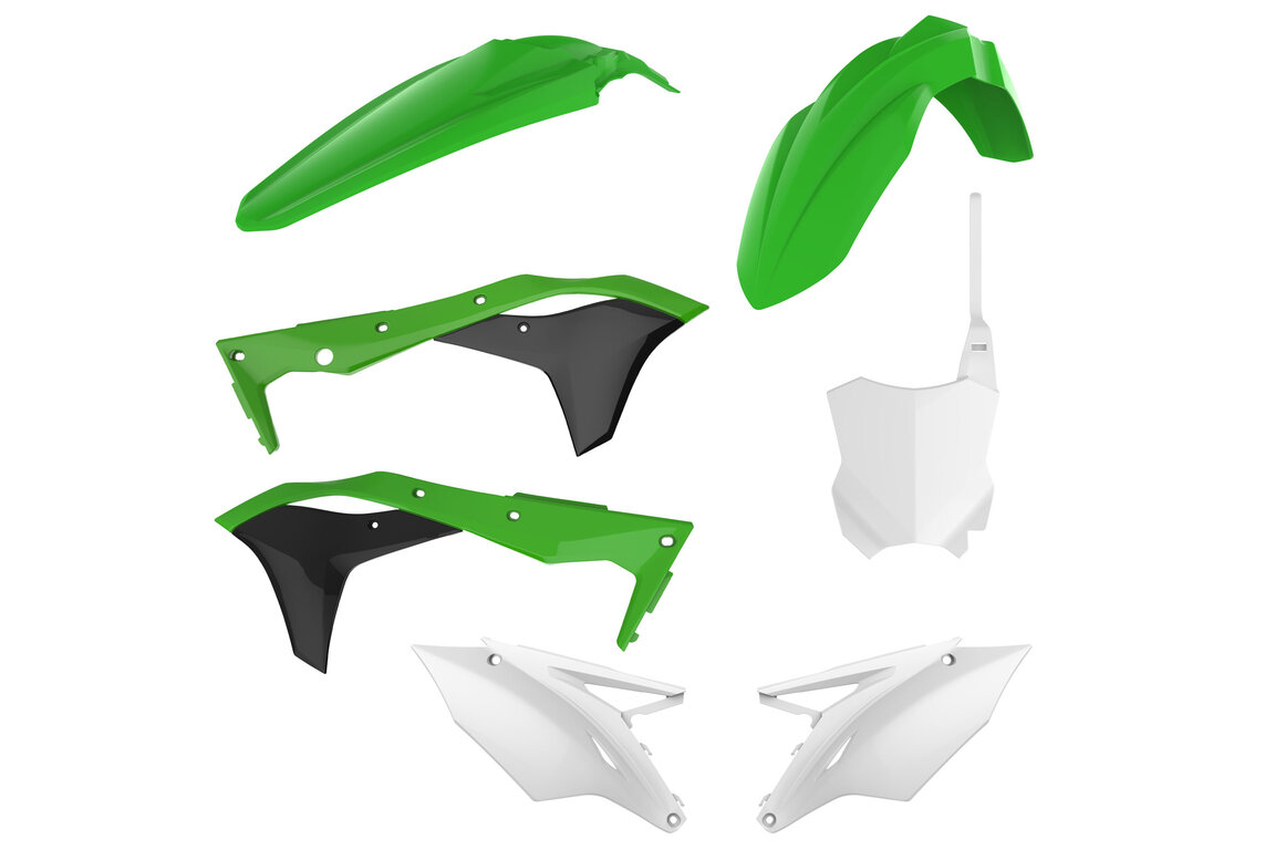 Polisport OEM 18 Color Plastic Kit for Kawasaki: KX250F (2017-2020)