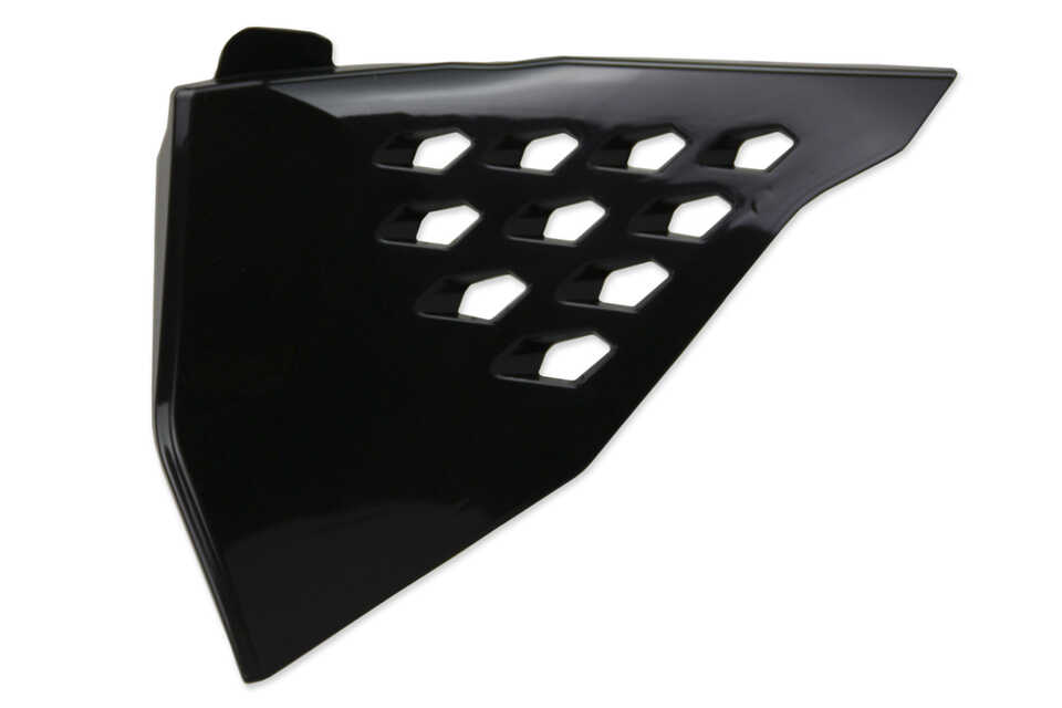Black Vented Airbox Covers EXC125, EXC150, EXC250, EXC250F, EXC300, EXC350F, EXC450F, EXC500F, SMR450, SX125, SX150, SX250, SXF250, SXF350, SXF450, SXF450FE, XC125, XC250, XC250 TPI, XC300, XC300 TPI, XCF250, XCF350, XCF350W, XCF450, XCF450W, XCW150, XCW150 TPI, XCW...and more