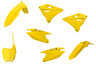 Yellow Polisport Restyled Plastic Kit RM125, RM250