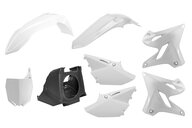Polisport White YZ Style Restyled Plastic Kit for Yamaha: YZ125 (2002-2020), YZ125X (2020-2022), YZ250 (2002-2020), YZ250X (2016-2022)