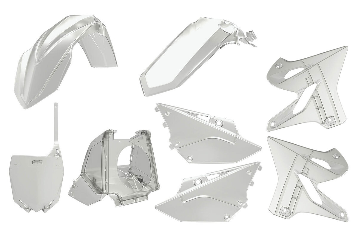 Yamaha YZ125 2002 2003 2004 Restyle to 2015 Plastic Kit Plastics YZ0