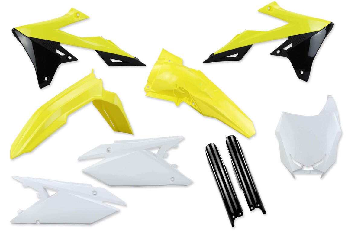 Mix & Match Plastic Kit With Lower Forks for 18-26 Suzuki RMZ250, RMZ450