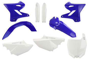 Complete Plastic Kit With Lower Forks for Yamaha: YZ125 (2 Stroke) [Stock Shape Plastic] (2015-20) / YZ125X (2 Stroke) (2020) / YZ250 (2 Stroke) [Stock Shape Plastic] (2015-20) / YZ250X (2 Stroke) (2016-20) | DeCal Works