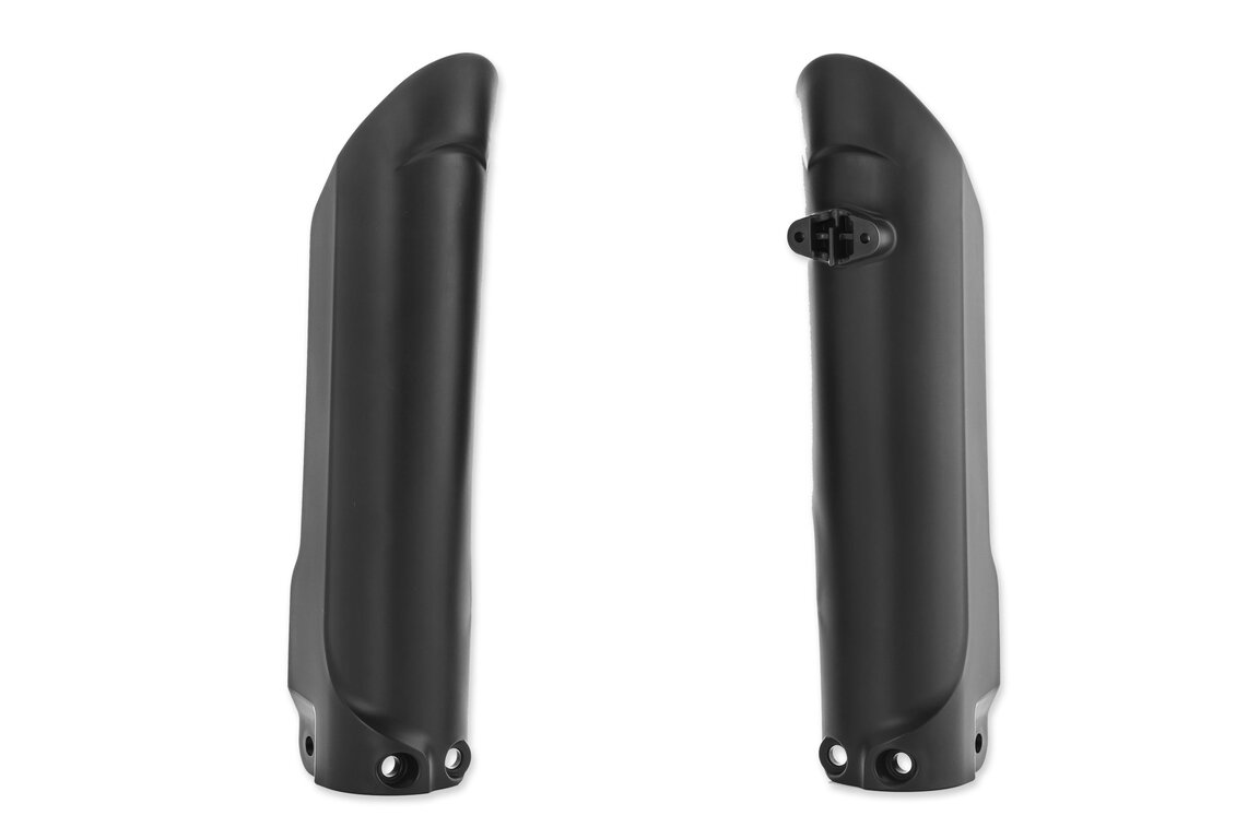 UFO Black Lower Fork Guards for GasGas: MC85 (2021-2024), Husqvarna: TC85 (2018-2024), KTM: SX85 (2018-2026)