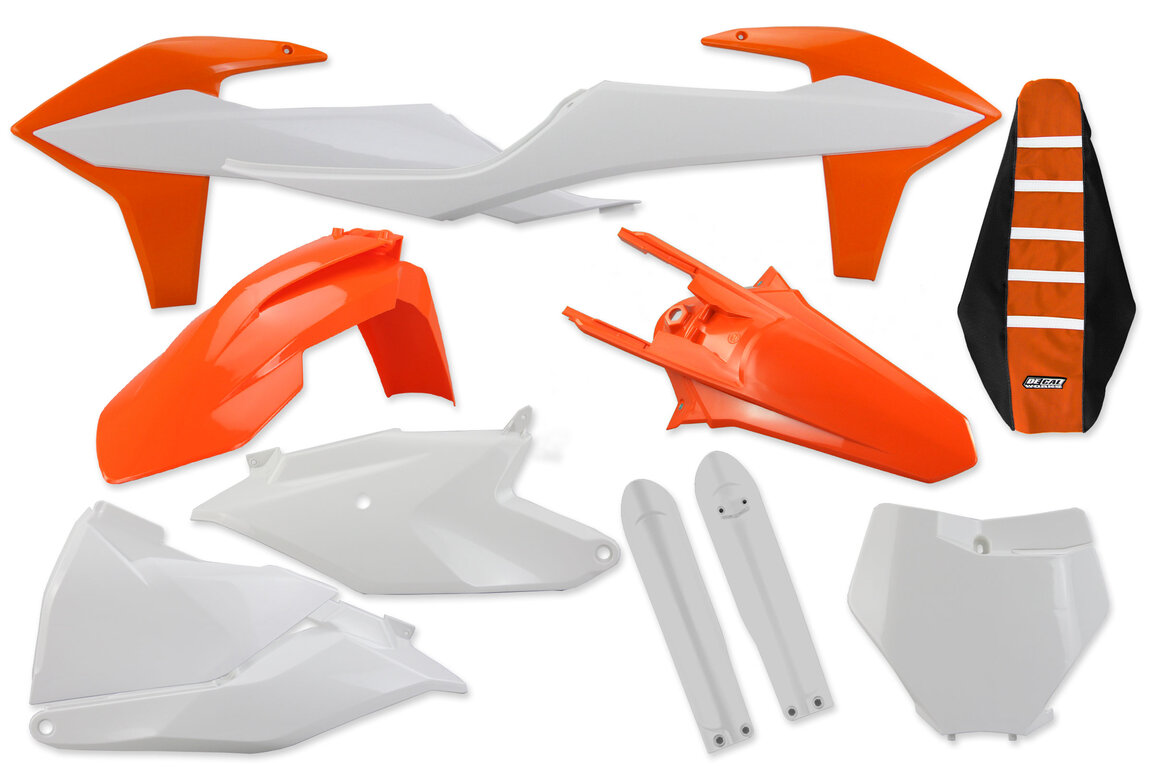 Mix & Match Plastic Kit With Lower Forks & Seat Cover for 18-24 KTM SX85
