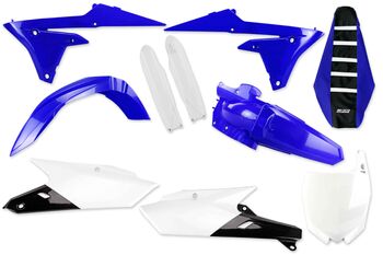 Complete Plastic Kit With Lower Forks & Seat Cover for Yamaha: YZ250F (2014-18) / YZ450F (2014-17) | DeCal Works