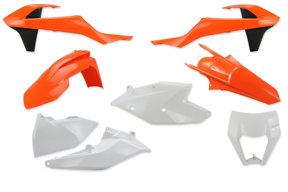 Mix & Match Plastic Kit 2017 KTM EXC250F, 2018 KTM EXC250F, 2019 KTM EXC250F, 2017 KTM EXC300, 2018 KTM EXC300, 2019 KTM EXC300 TPI, 2017 KTM EXC350F, 2018 KTM EXC350F, 2019 KTM EXC350F, 2017 KTM EXC450F, 2018 KTM EXC450F, 2019 KTM EXC450F, 2017 KTM EXC500F, 2018...and more | DeCal Works