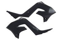 Polisport Nardo Grey Restyled Radiator Shroud Set for Kawasaki: KX125 (2003-2007), KX250 (2003-2007)