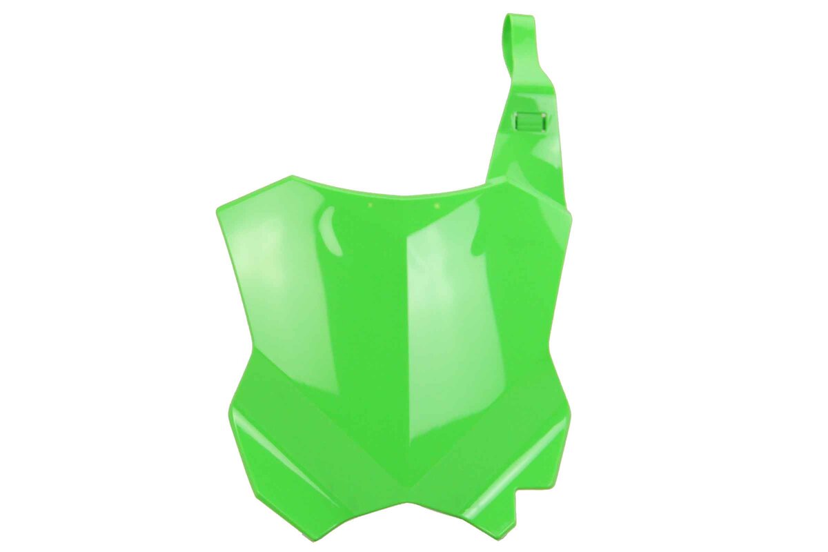 Polisport Flo Green Restyled Front Number Plate 03-07 KX