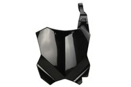 Polisport Black Restyled Front Number Plate for Kawasaki: KX125 (2003-2007), KX250 (2003-2007)