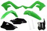  Mix & Match Restyled Plastic Kit With Lower Forks 2004 Kawasaki KX125, 2005 Kawasaki KX125, 2006 Kawasaki KX125, 2007 Kawasaki KX125, 2004 Kawasaki KX250, 2005 Kawasaki KX250, 2006 Kawasaki KX250, 2007 Kawasaki KX250