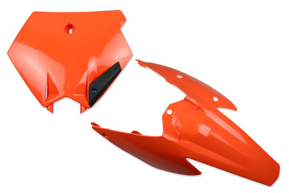 Mix & Match Number Plate Plastic Kit 2005 KTM EXC125, 2006 KTM EXC125, 2007 KTM EXC125, 2005 KTM EXC200, 2006 KTM EXC200, 2005 KTM EXC250, 2006 KTM EXC250, 2007 KTM EXC250, 2005 KTM EXC300, 2006 KTM EXC300, 2007 KTM EXC300, 2005 KTM EXC400, 2006 KTM EXC400, 2007 KTM EXC400, 2...and more | DeCal Works
