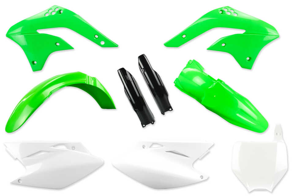 Complete Plastic Kit With Lower Forks 2006 Kawasaki KX450F, 2007 Kawasaki KX450F, 2008 Kawasaki KX450F | DeCal Works