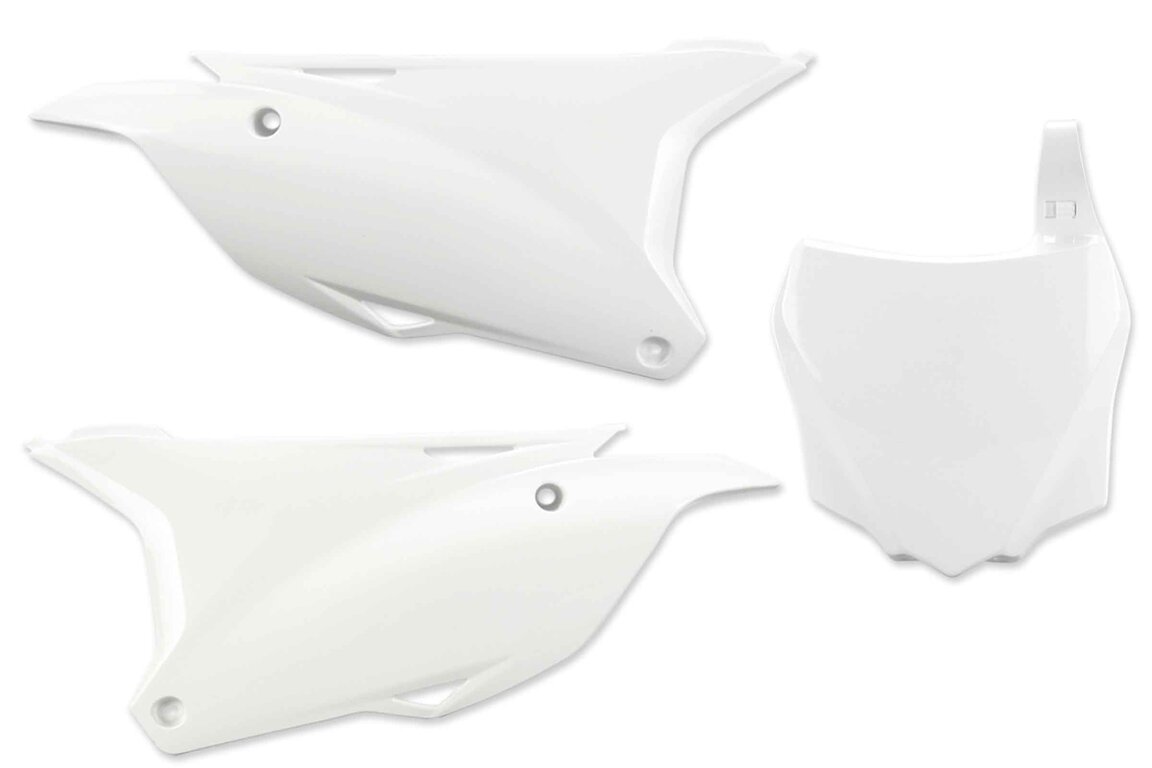 Mix & Match Number Plate Plastic Kit for 14-26 Kawasaki KX100, KX112, KX85