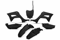 UFO Black Plastic Kit for Honda: CRF110F (2019-2027)
