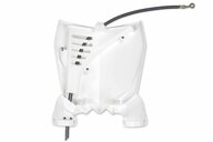 UFO White Stadium Front Number Plate for Yamaha: YZ125 (2002-2020), YZ125X (2020), YZ250 (2002-2020), YZ250F (2010-2018), YZ250FX (2015-2019), YZ250X (2016-2020), YZ450F (2010-2017), YZ450FX (2016-2018)