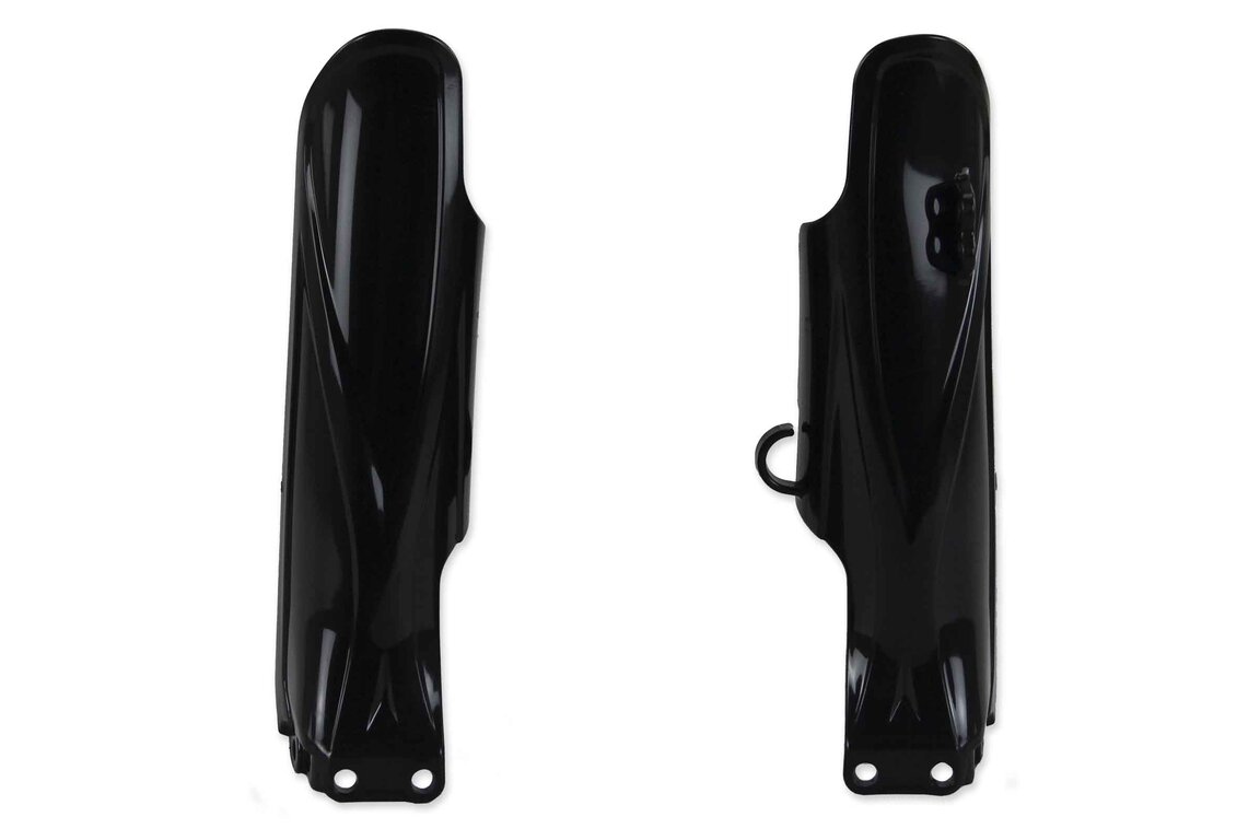 UFO Black Lower Fork Guards for Yamaha: YZ85 (2019-2027), YZ85 LW (2022-2027)