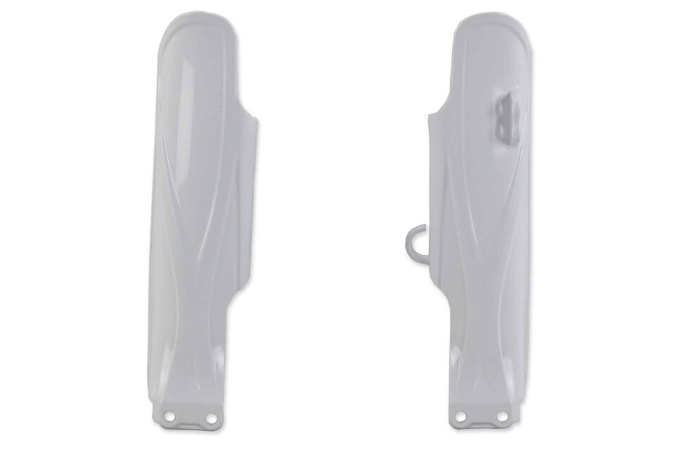 White Lower Fork Guards YZ85, YZ85 LW