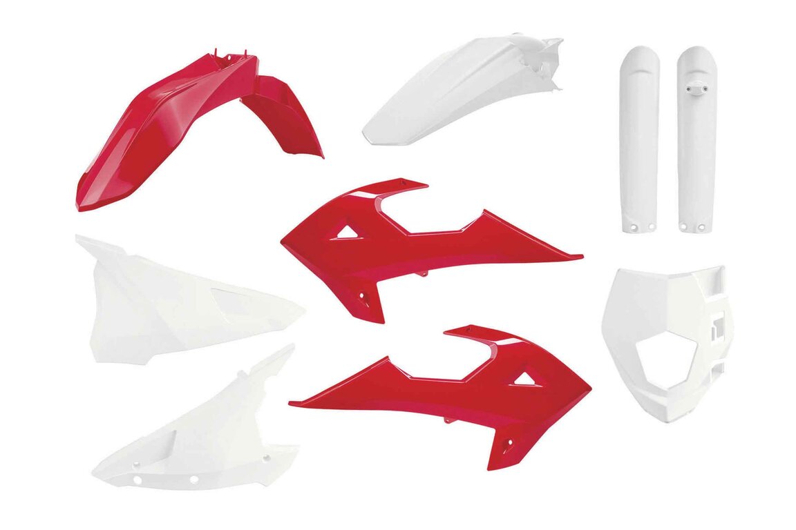 Polisport OEM Color Plastic Kit for GasGas: EC125 (2018-2020), EC200 (2018-2020), EC250 (2018-2020), EC300 (2018-2020), Rieju: MR PRO (2021-2024), MR RACING (2021-2024), MR RANGER (2021-2024)